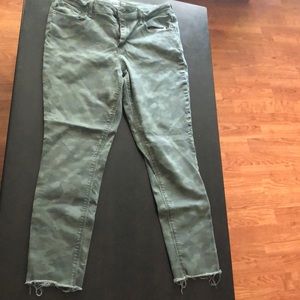 Camo skinny jeans